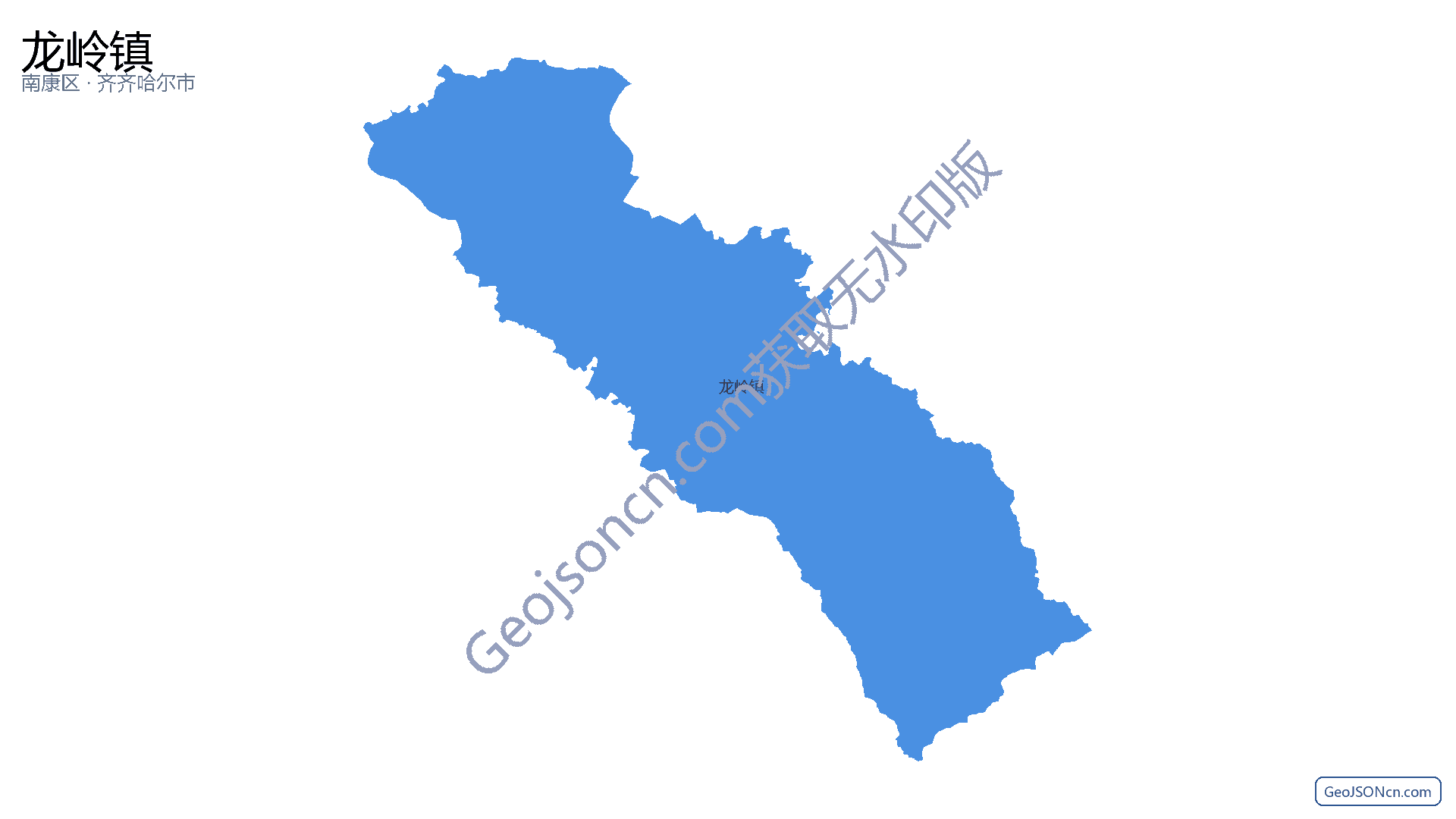 龙岭镇行政区划边界地图(南康区·赣州市),提供GeoJSON、SHP矢量边界数据下载及高清地图大图(PNG/JPG) - GeoJSONcn.com