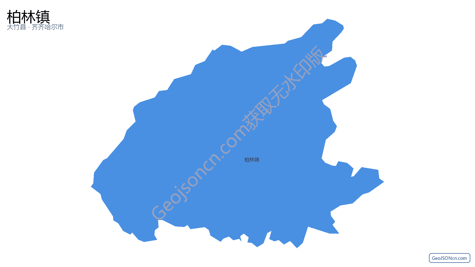 柏林镇行政区划边界地图(大竹县·达州市),提供GeoJSON、SHP矢量边界数据下载及高清地图大图(PNG/JPG) - GeoJSONcn.com