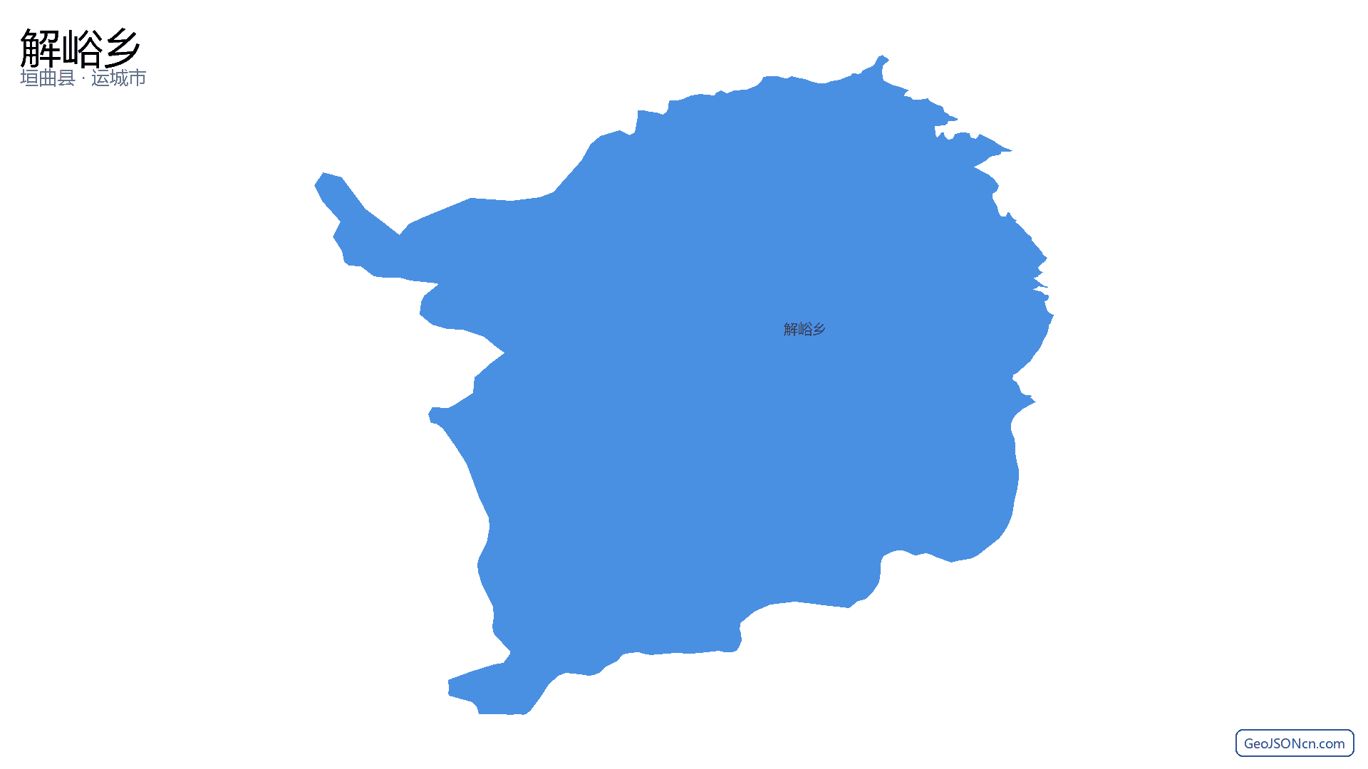 解峪乡行政区划边界地图(垣曲县·运城市),提供GeoJSON、SHP矢量边界数据下载及高清地图大图(PNG/JPG) - GeoJSONcn.com