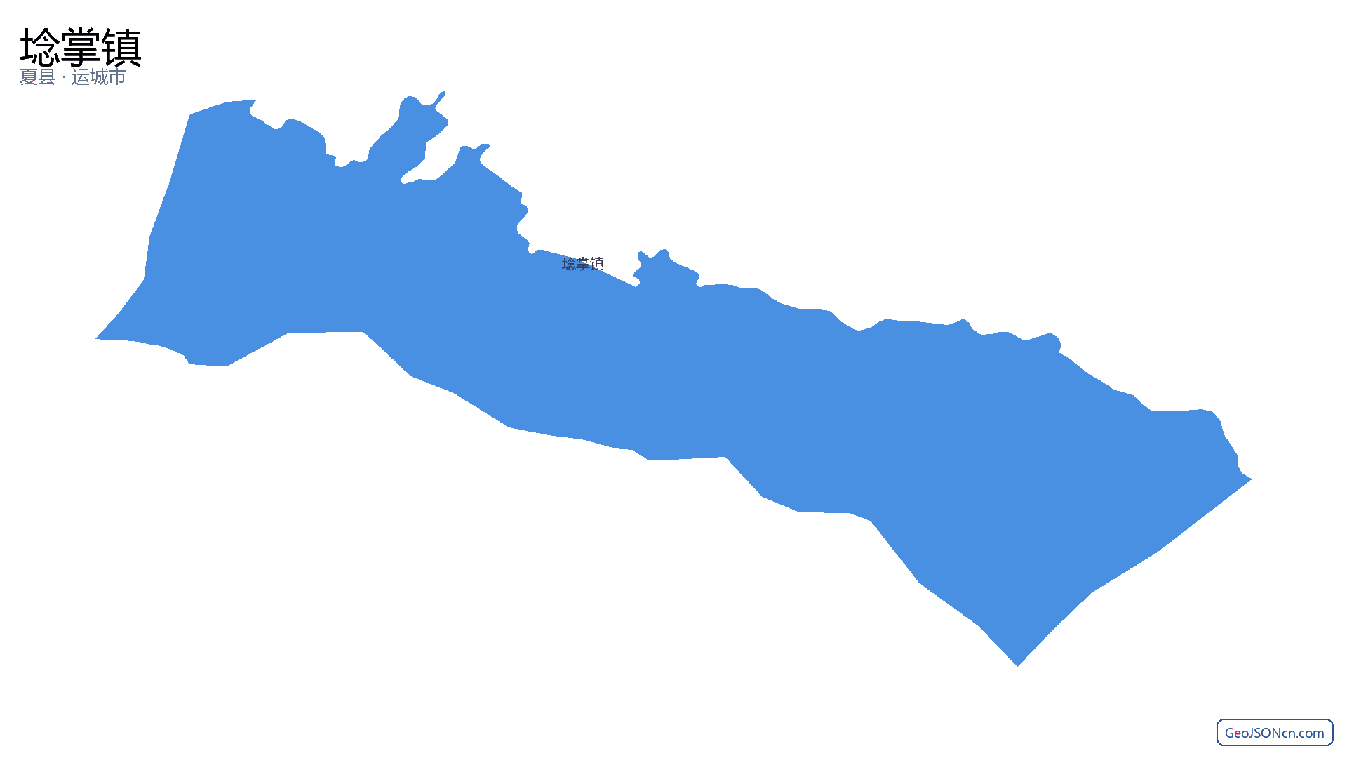 埝掌镇行政区划边界地图(夏县·运城市),提供GeoJSON、SHP矢量边界数据下载及高清地图大图(PNG/JPG) - GeoJSONcn.com