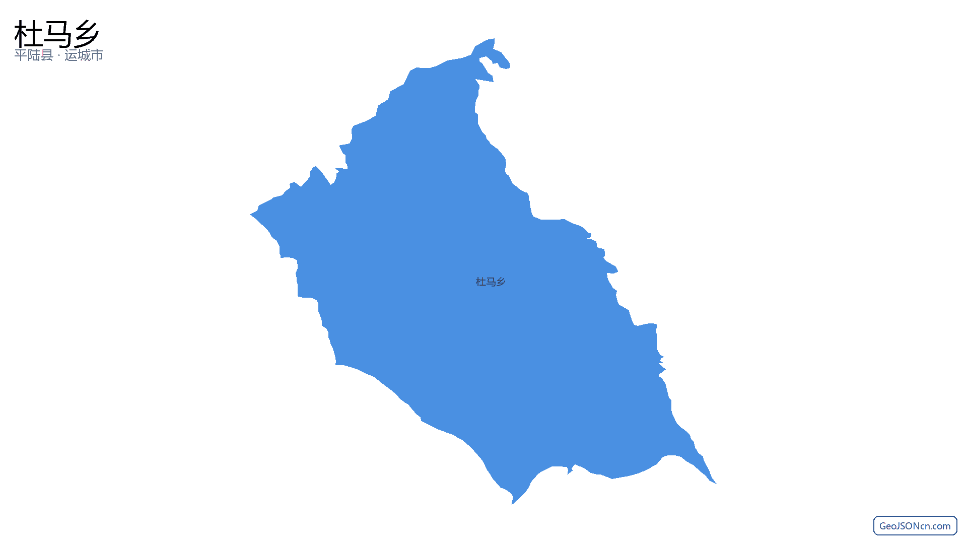 杜马乡行政区划边界地图（平陆县·运城市）,提供GeoJSON、SHP矢量边界数据下载及高清地图大图(PNG/JPG) - GeoJSONcn.com