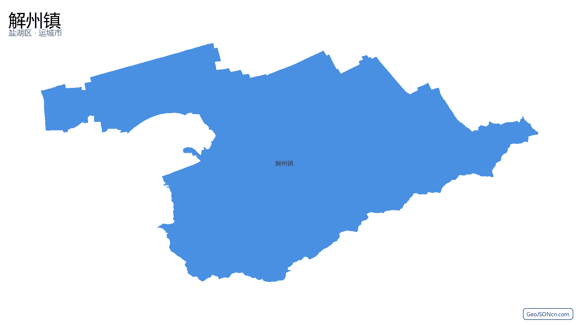 解州镇行政区划边界地图(盐湖区·运城市),提供GeoJSON、SHP矢量边界数据下载及高清地图大图(PNG/JPG) - GeoJSONcn.com