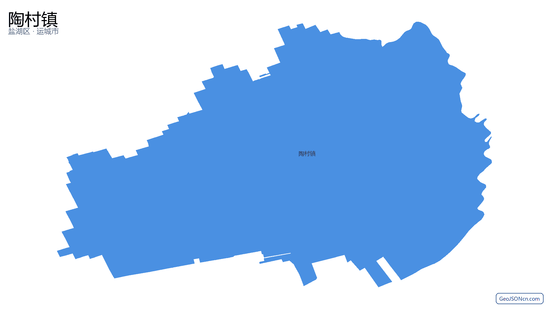 陶村镇行政区划边界地图（盐湖区·运城市）,提供GeoJSON、SHP矢量边界数据下载及高清地图大图(PNG/JPG) - GeoJSONcn.com