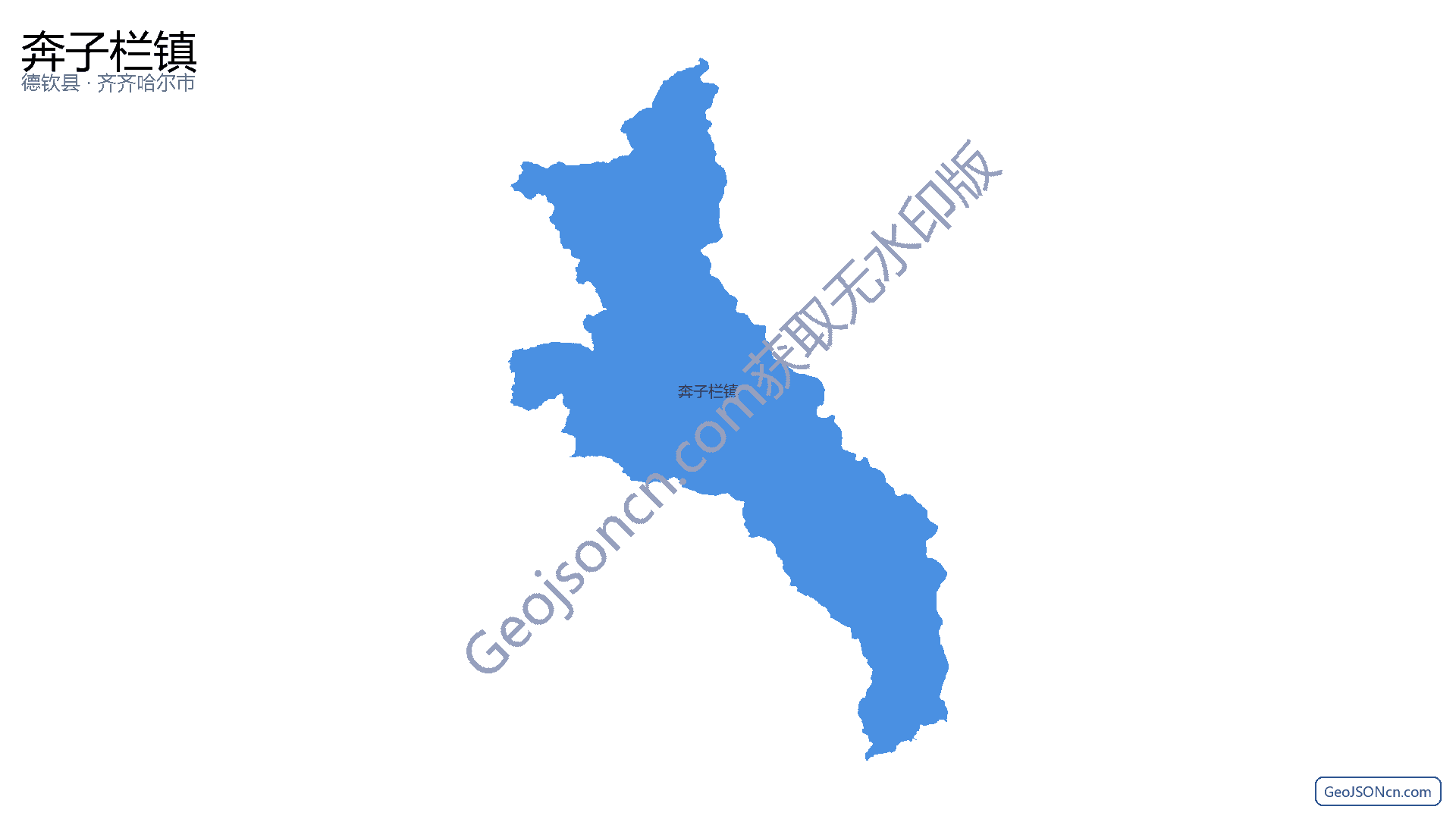 奔子栏镇行政区划边界地图(德钦县·迪庆藏族自治州),提供GeoJSON、SHP矢量边界数据下载及高清地图大图(PNG/JPG) - GeoJSONcn.com