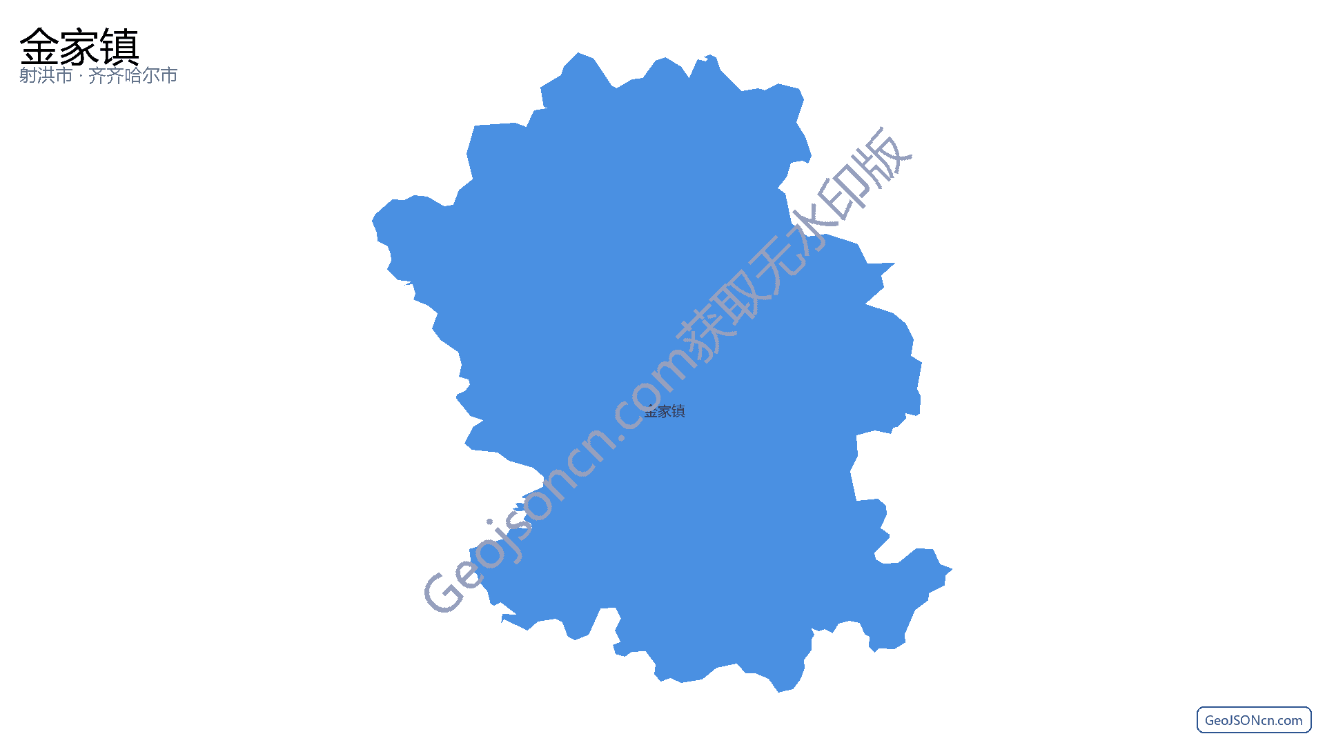 金家镇行政区划边界地图(射洪市·遂宁市),提供GeoJSON、SHP矢量边界数据下载及高清地图大图(PNG/JPG) - GeoJSONcn.com