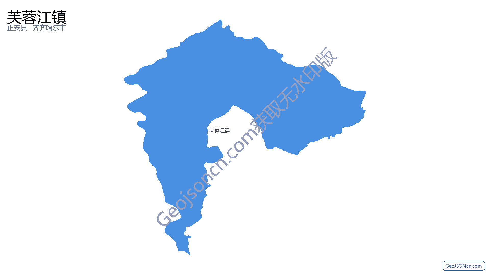 芙蓉江镇行政区划边界地图(正安县·遵义市),提供GeoJSON、SHP矢量边界数据下载及高清地图大图(PNG/JPG) - GeoJSONcn.com