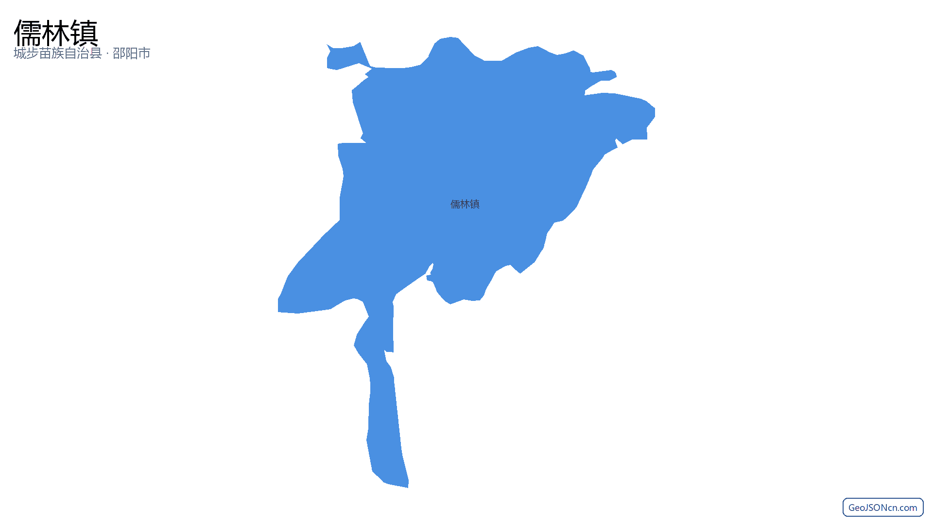 儒林镇行政区划边界地图(城步苗族自治县·邵阳市),提供GeoJSON、SHP矢量边界数据下载及高清地图大图(PNG/JPG) - GeoJSONcn.com