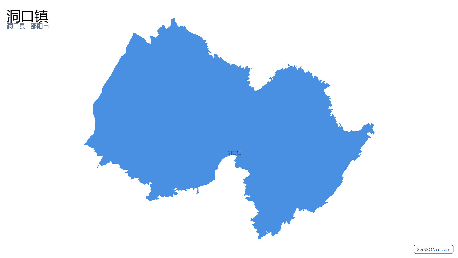 洞口镇行政区划边界地图（洞口县·邵阳市）,提供GeoJSON、SHP矢量边界数据下载及高清地图大图(PNG/JPG) - GeoJSONcn.com