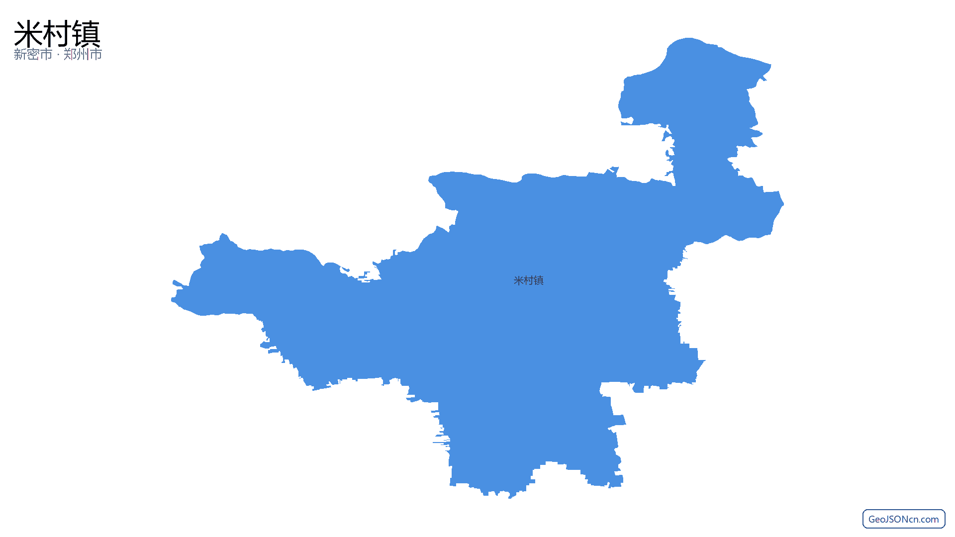 米村镇行政区划边界地图(新密市·郑州市),提供GeoJSON、SHP矢量边界数据下载及高清地图大图(PNG/JPG) - GeoJSONcn.com