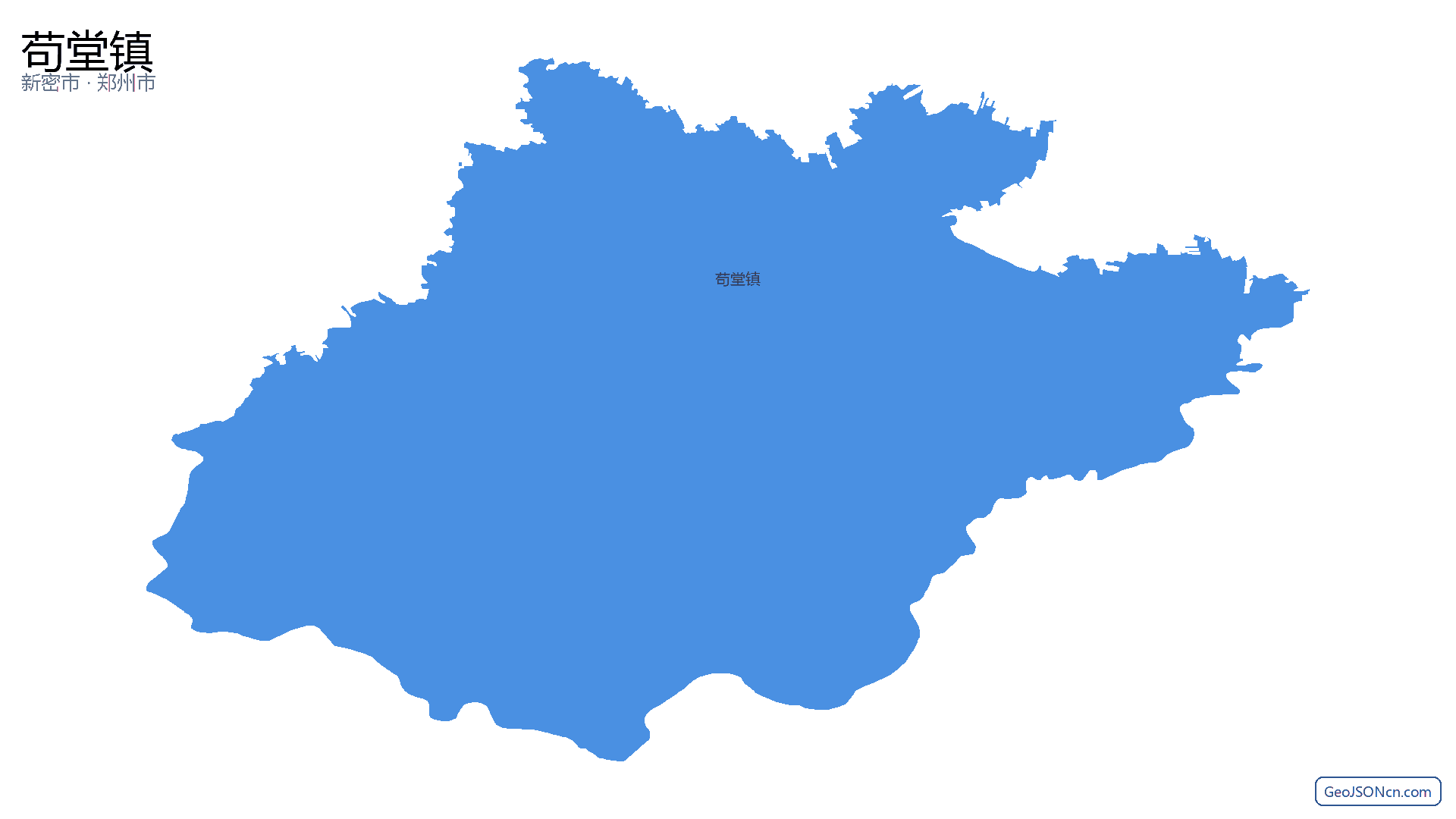 苟堂镇行政区划边界地图（新密市·郑州市）,提供GeoJSON、SHP矢量边界数据下载及高清地图大图(PNG/JPG) - GeoJSONcn.com