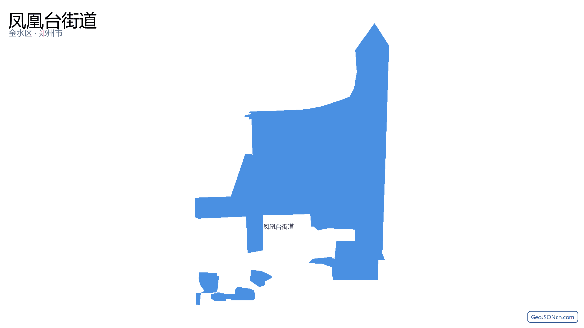 凤凰台街道行政区划边界地图（金水区·郑州市）,提供GeoJSON、SHP矢量边界数据下载及高清地图大图(PNG/JPG) - GeoJSONcn.com