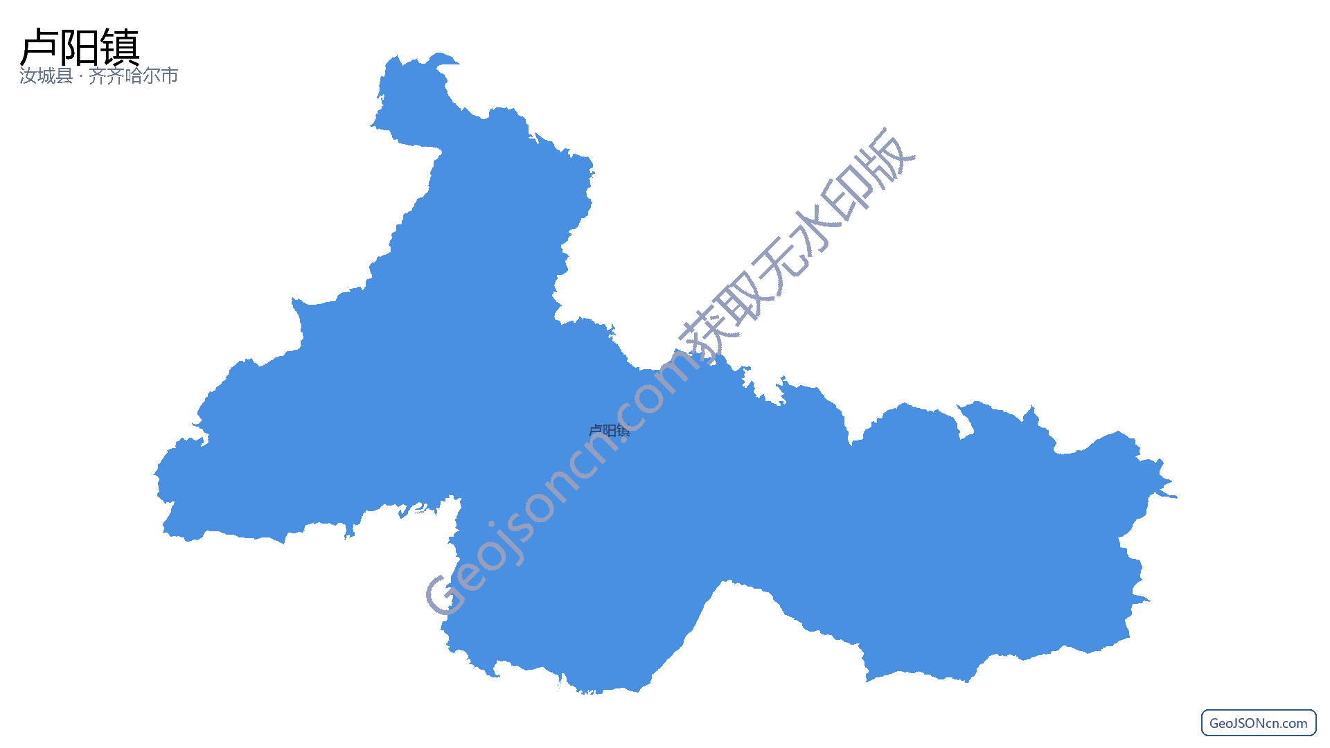 卢阳镇行政区划边界地图(汝城县·郴州市),提供GeoJSON、SHP矢量边界数据下载及高清地图大图(PNG/JPG) - GeoJSONcn.com
