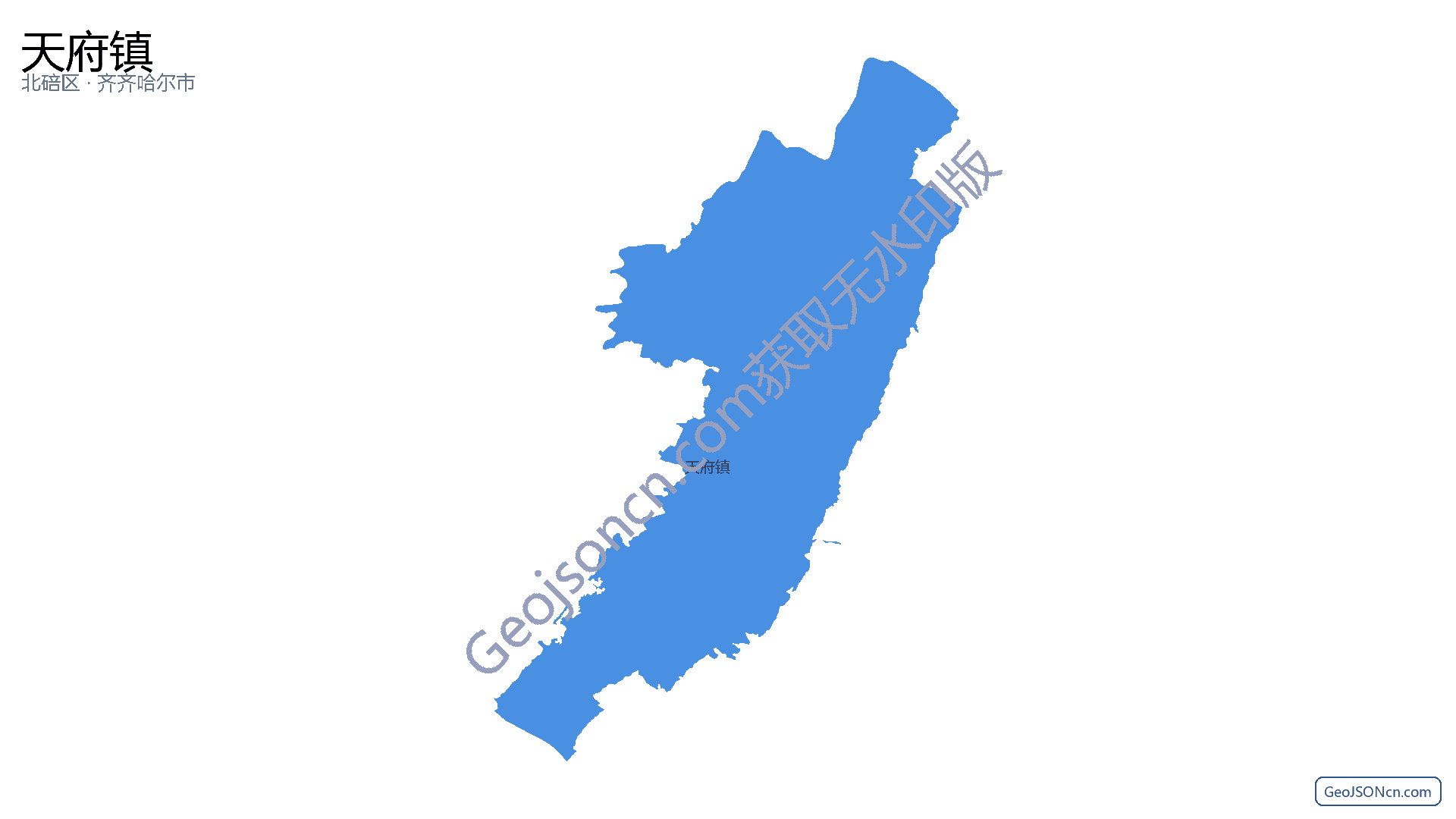 天府镇行政区划边界地图（北碚区·重庆市）,提供GeoJSON、SHP矢量边界数据下载及高清地图大图(PNG/JPG) - GeoJSONcn.com