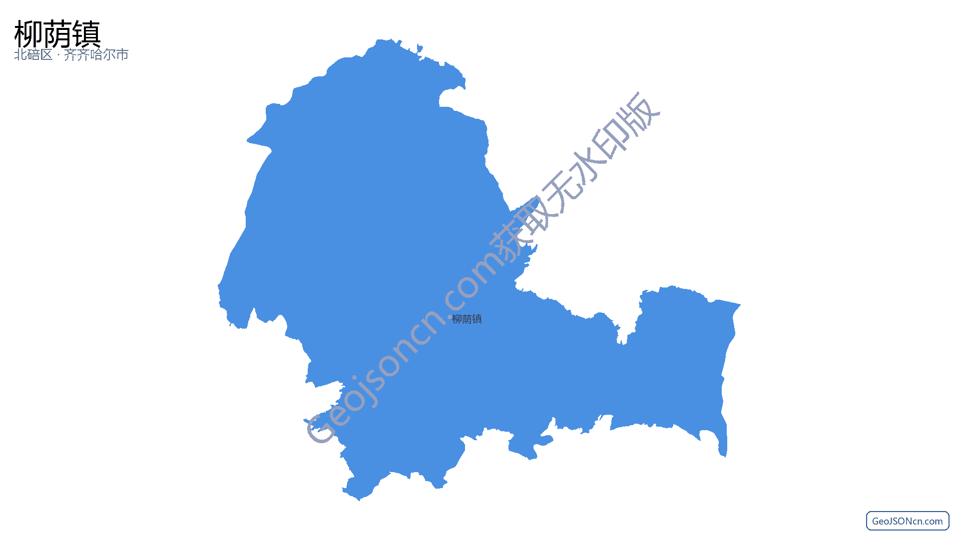 柳荫镇行政区划边界地图（北碚区·重庆市）,提供GeoJSON、SHP矢量边界数据下载及高清地图大图(PNG/JPG) - GeoJSONcn.com