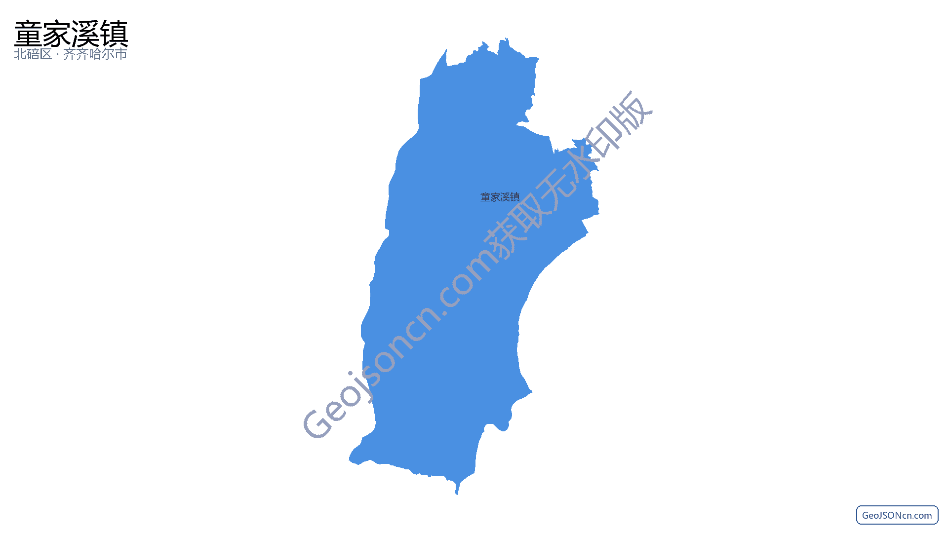 童家溪镇行政区划边界地图(北碚区·重庆市),提供GeoJSON、SHP矢量边界数据下载及高清地图大图(PNG/JPG) - GeoJSONcn.com