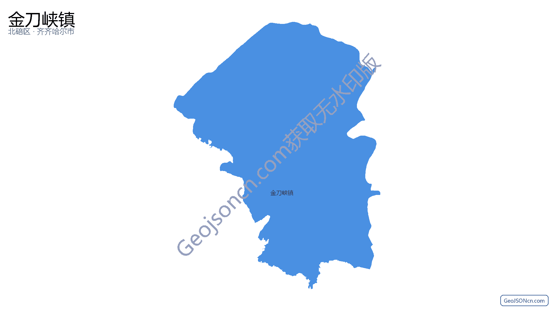 金刀峡镇行政区划边界地图(北碚区·重庆市),提供GeoJSON、SHP矢量边界数据下载及高清地图大图(PNG/JPG) - GeoJSONcn.com