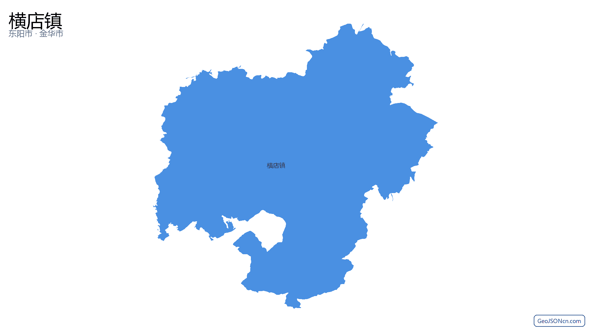 横店镇行政区划边界地图(东阳市·金华市),提供GeoJSON、SHP矢量边界数据下载及高清地图大图(PNG/JPG) - GeoJSONcn.com