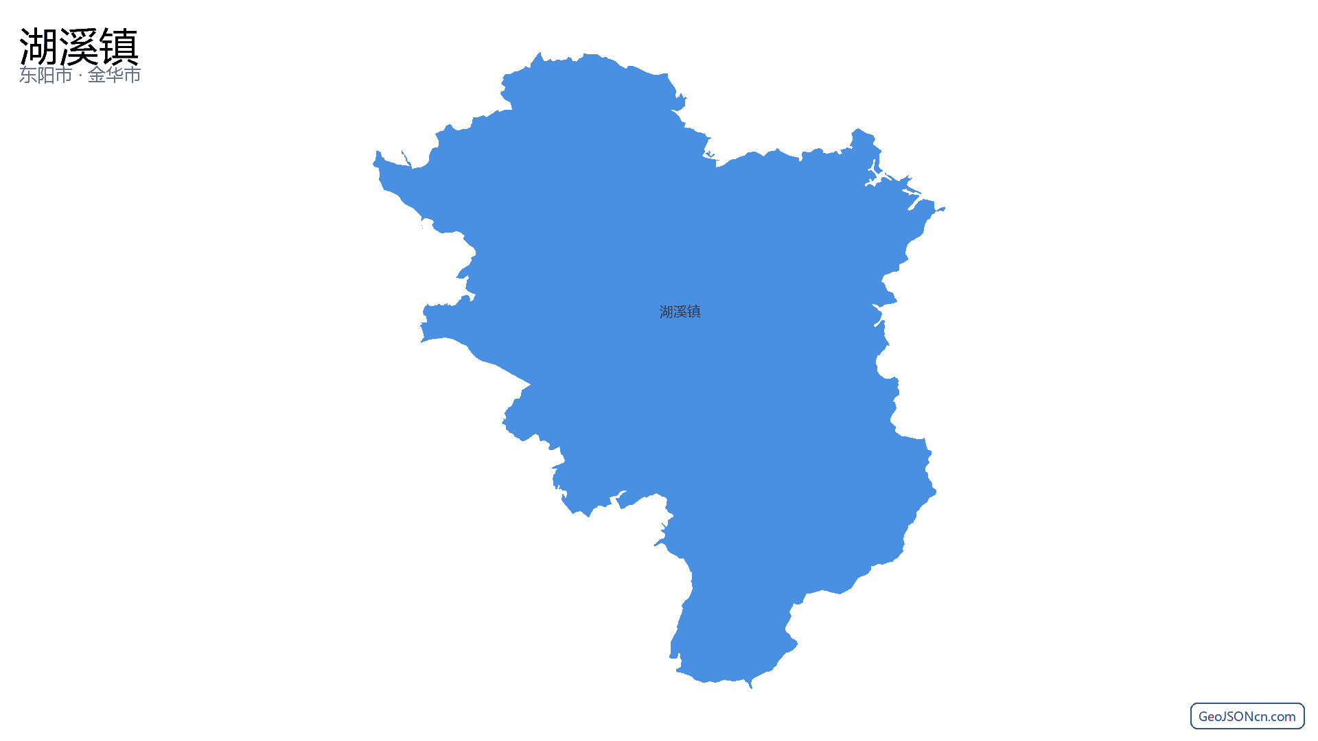 湖溪镇行政区划边界地图（东阳市·金华市）,提供GeoJSON、SHP矢量边界数据下载及高清地图大图(PNG/JPG) - GeoJSONcn.com
