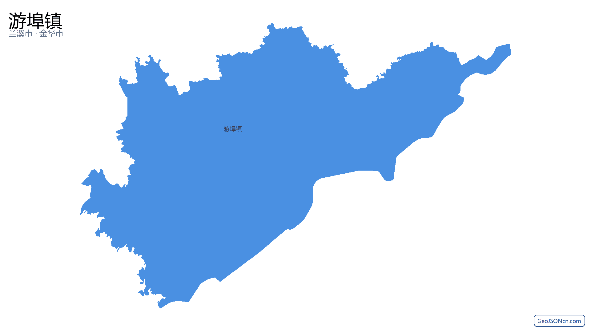 游埠镇行政区划边界地图(兰溪市·金华市),提供GeoJSON、SHP矢量边界数据下载及高清地图大图(PNG/JPG) - GeoJSONcn.com