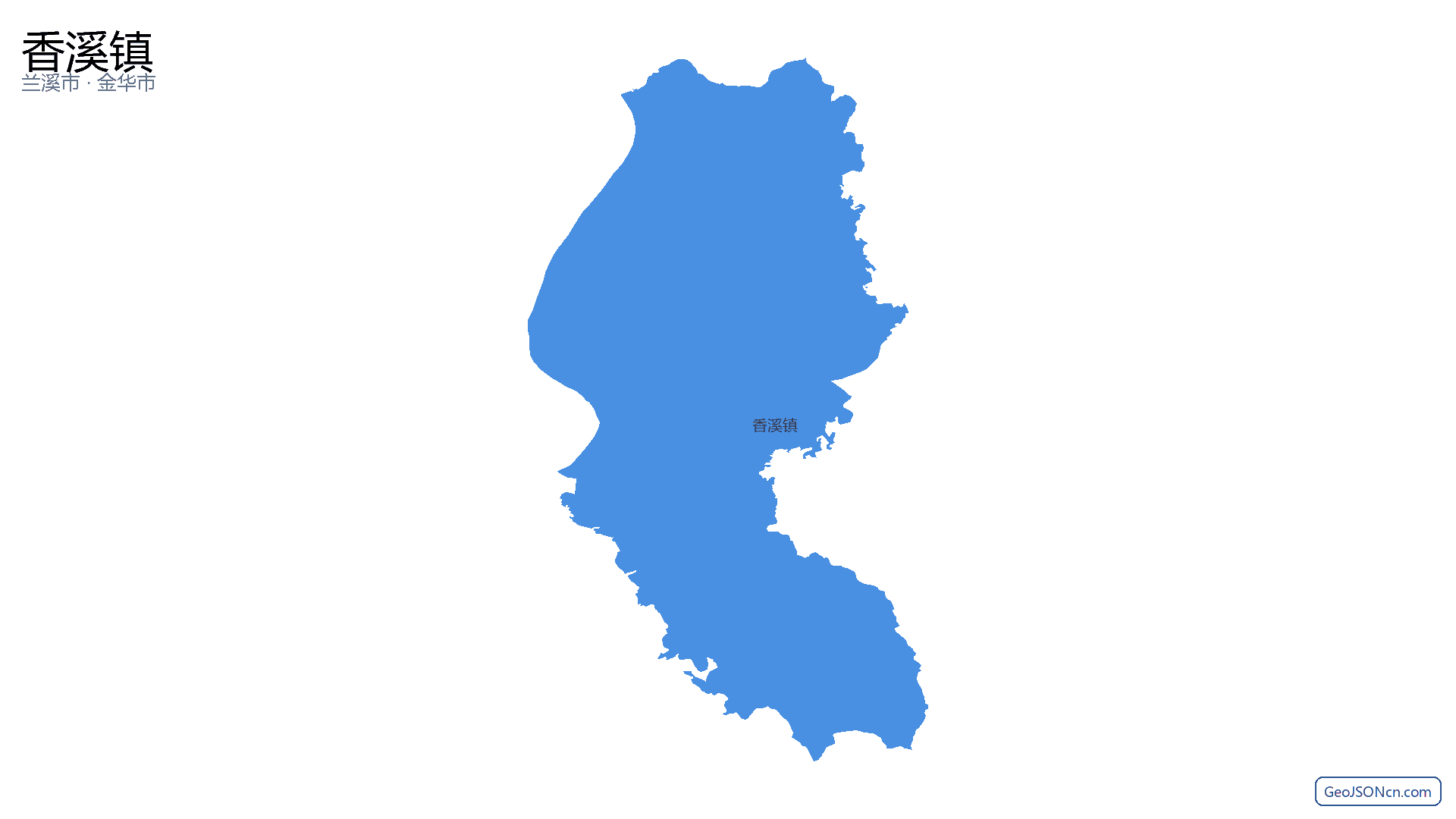 香溪镇行政区划边界地图(兰溪市·金华市),提供GeoJSON、SHP矢量边界数据下载及高清地图大图(PNG/JPG) - GeoJSONcn.com