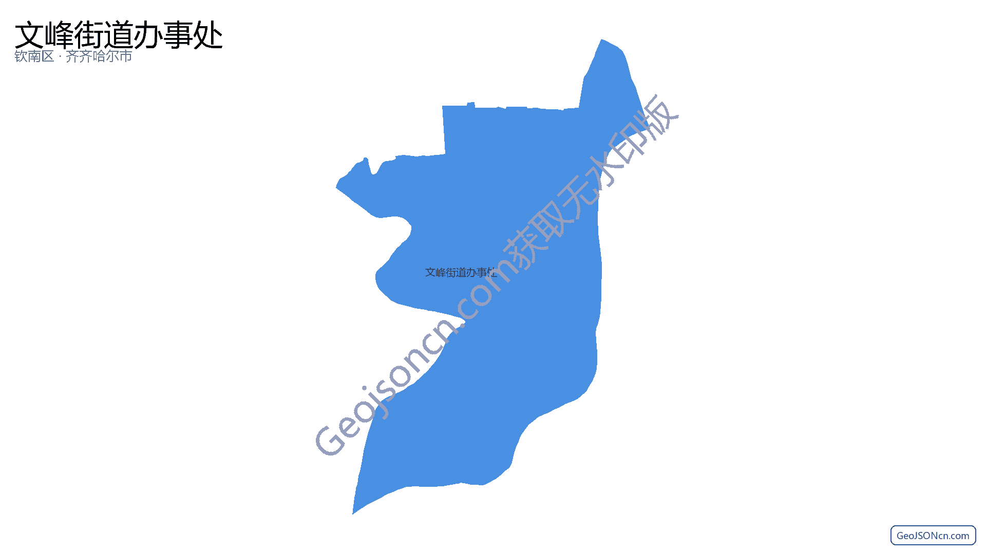 文峰街道办事处行政区划边界地图(钦南区·钦州市),提供GeoJSON、SHP矢量边界数据下载及高清地图大图(PNG/JPG) - GeoJSONcn.com