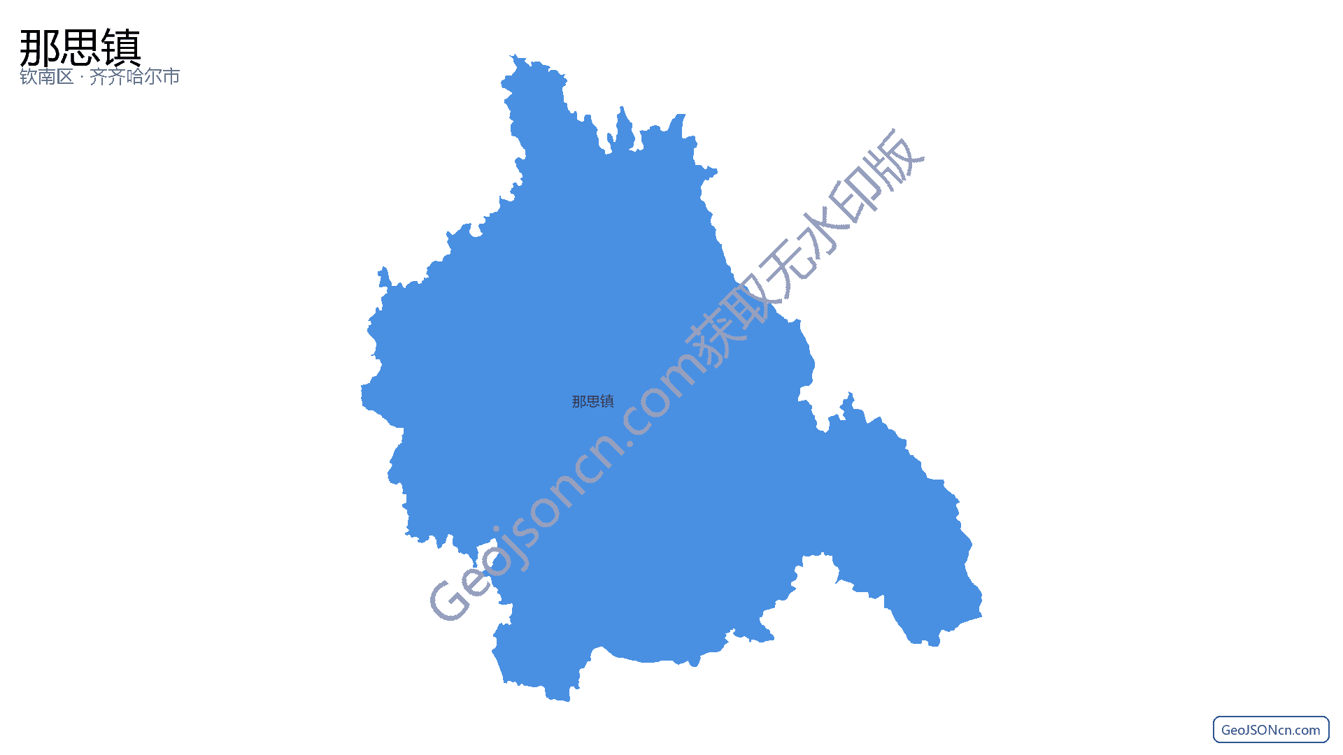 那思镇行政区划边界地图（钦南区·钦州市）,提供GeoJSON、SHP矢量边界数据下载及高清地图大图(PNG/JPG) - GeoJSONcn.com