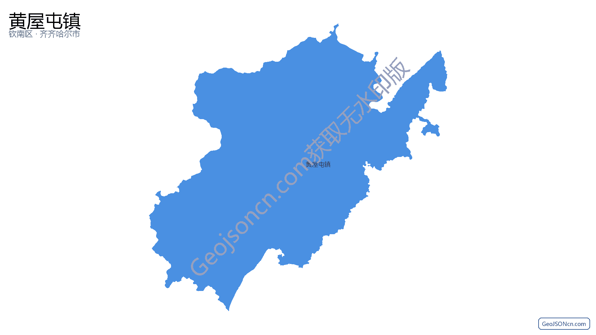 黄屋屯镇行政区划边界地图（钦南区·钦州市）,提供GeoJSON、SHP矢量边界数据下载及高清地图大图(PNG/JPG) - GeoJSONcn.com