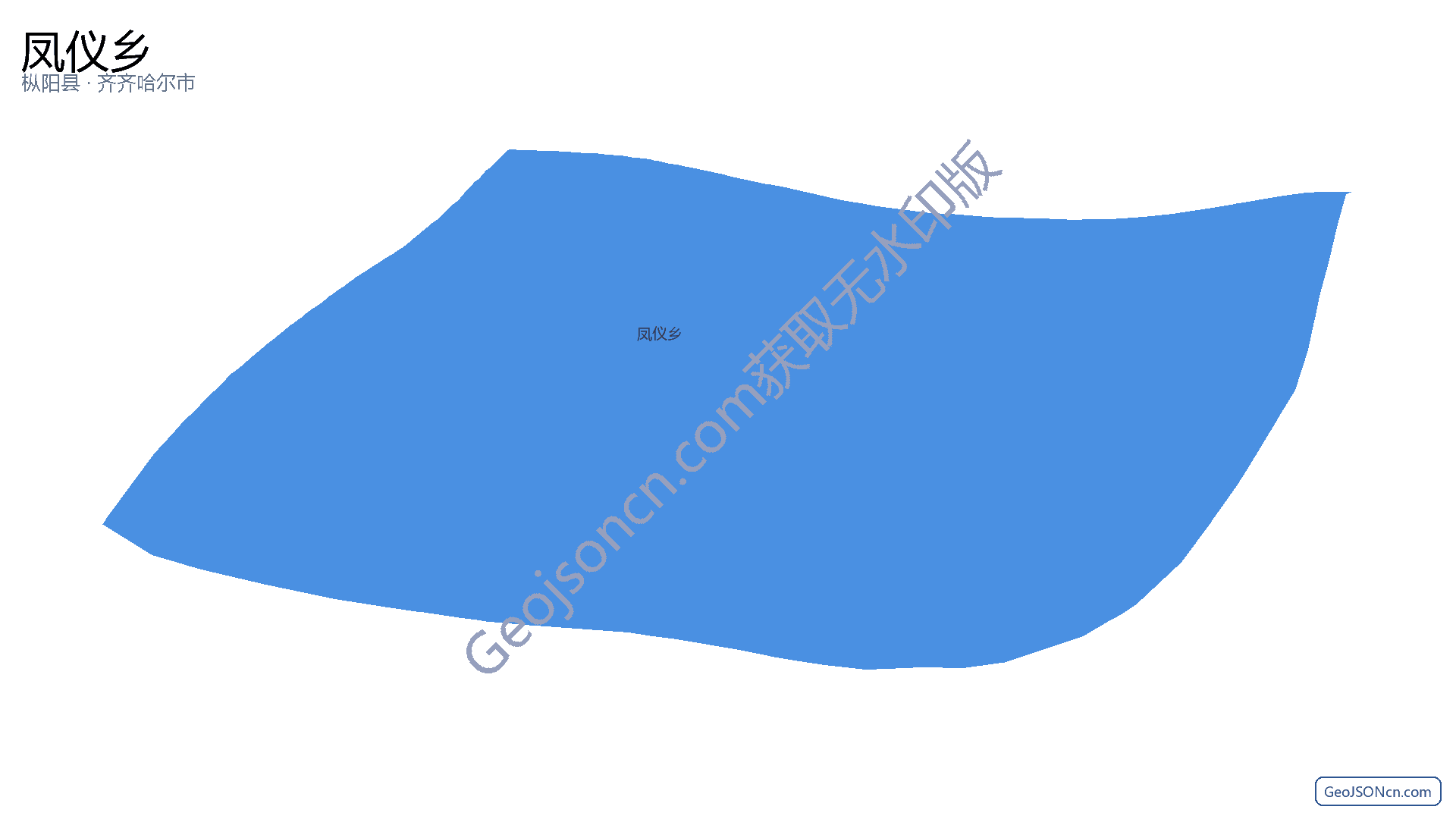 凤仪乡行政区划边界地图(枞阳县·铜陵市),提供GeoJSON、SHP矢量边界数据下载及高清地图大图(PNG/JPG) - GeoJSONcn.com