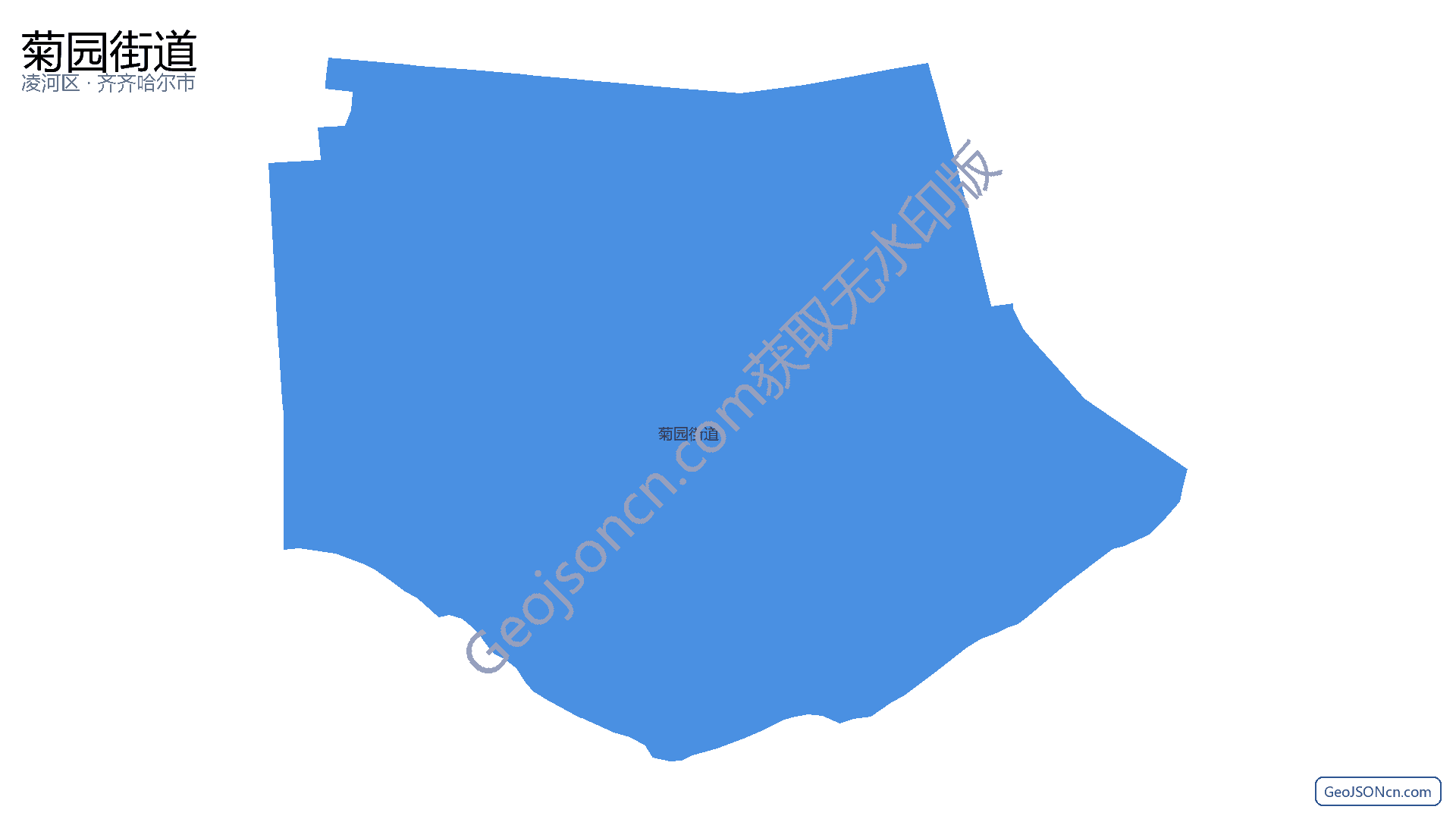 菊园街道行政区划边界地图（凌河区·锦州市）,提供GeoJSON、SHP矢量边界数据下载及高清地图大图(PNG/JPG) - GeoJSONcn.com