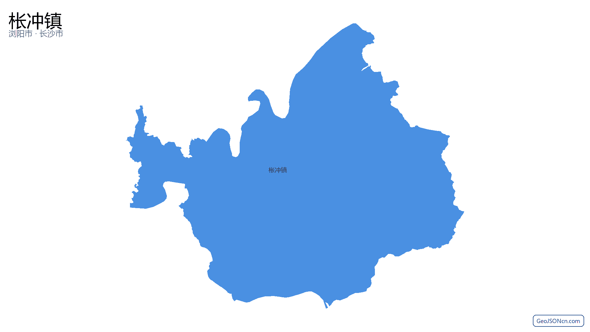 枨冲镇行政区划边界地图(浏阳市·长沙市),提供GeoJSON、SHP矢量边界数据下载及高清地图大图(PNG/JPG) - GeoJSONcn.com