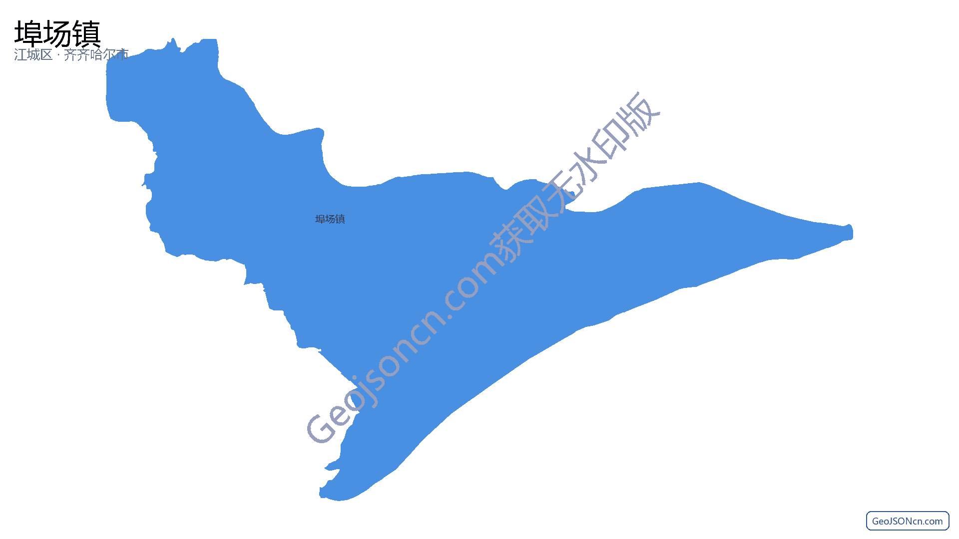 埠场镇行政区划边界地图（江城区·阳江市）,提供GeoJSON、SHP矢量边界数据下载及高清地图大图(PNG/JPG) - GeoJSONcn.com