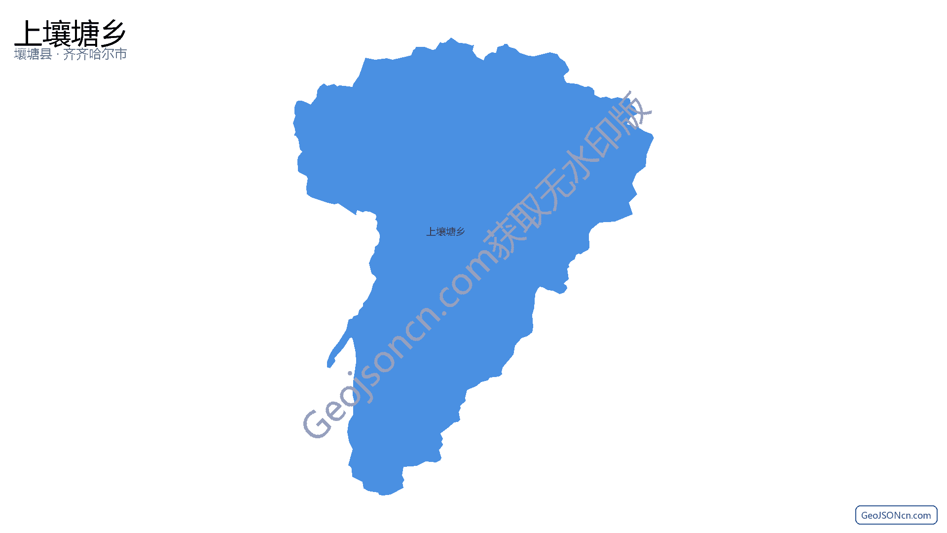 上壤塘乡行政区划边界地图(壤塘县·阿坝藏族羌族自治州),提供GeoJSON、SHP矢量边界数据下载及高清地图大图(PNG/JPG) - GeoJSONcn.com