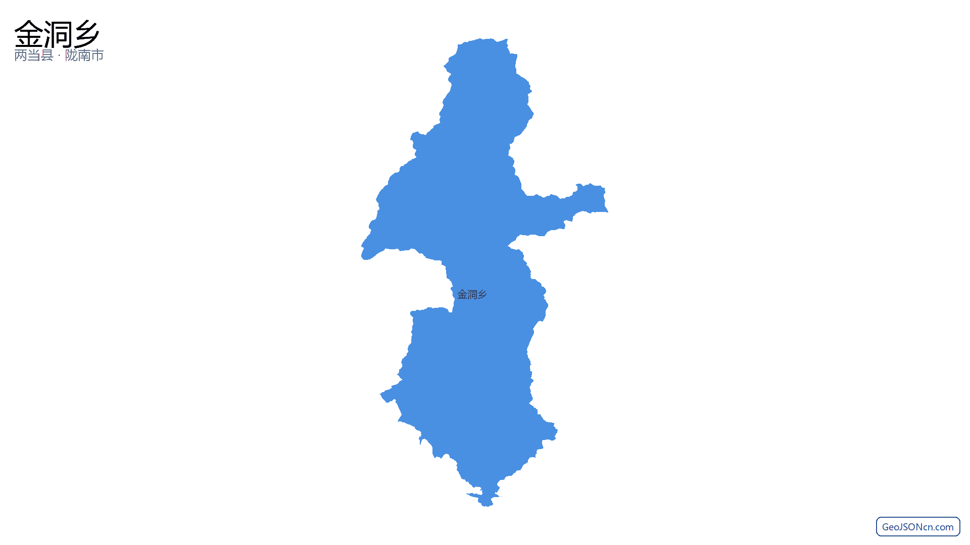 金洞乡行政区划边界地图(两当县·陇南市),提供GeoJSON、SHP矢量边界数据下载及高清地图大图(PNG/JPG) - GeoJSONcn.com