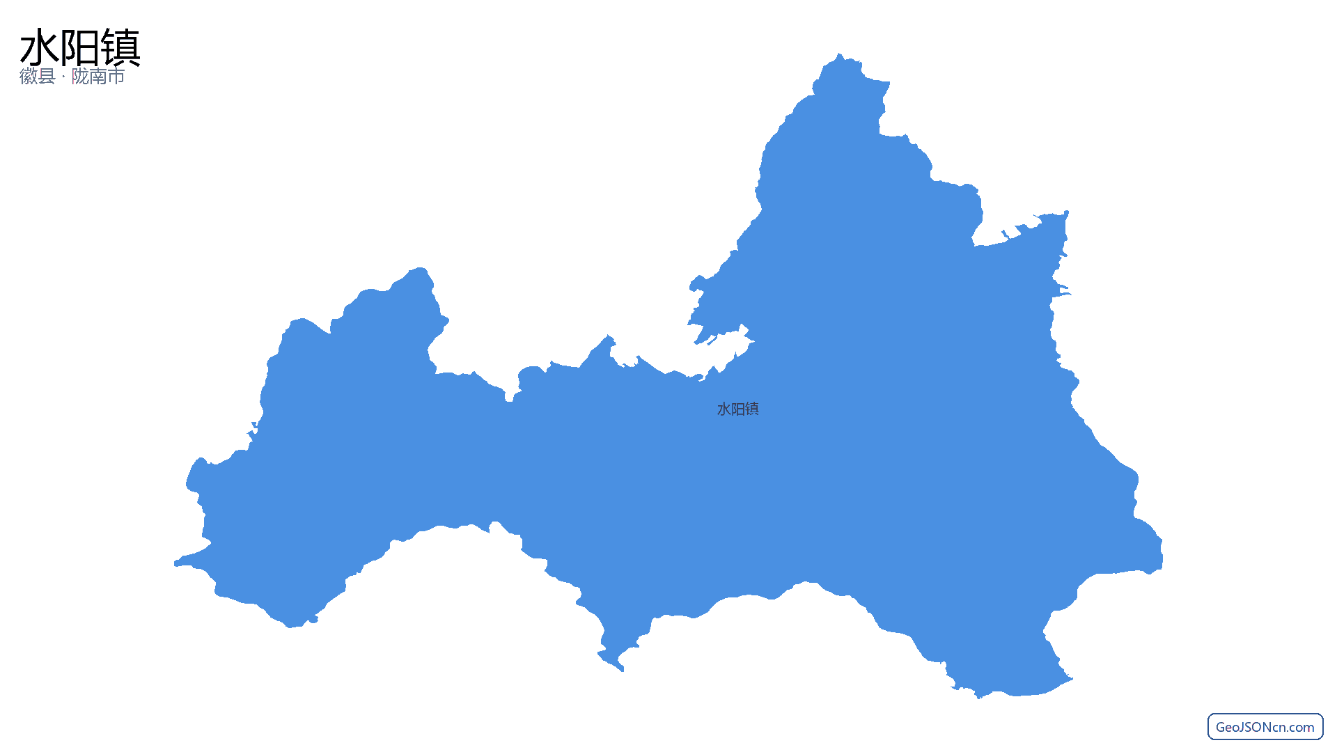 水阳镇行政区划边界地图(徽县·陇南市),提供GeoJSON、SHP矢量边界数据下载及高清地图大图(PNG/JPG) - GeoJSONcn.com
