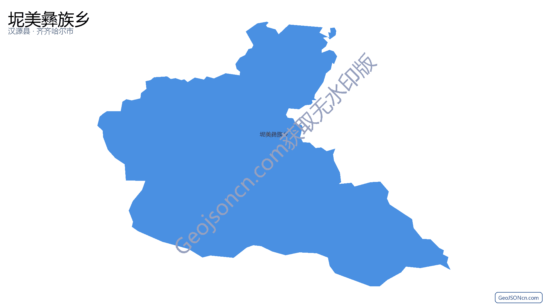 坭美彝族乡行政区划边界地图(汉源县·雅安市),提供GeoJSON、SHP矢量边界数据下载及高清地图大图(PNG/JPG) - GeoJSONcn.com