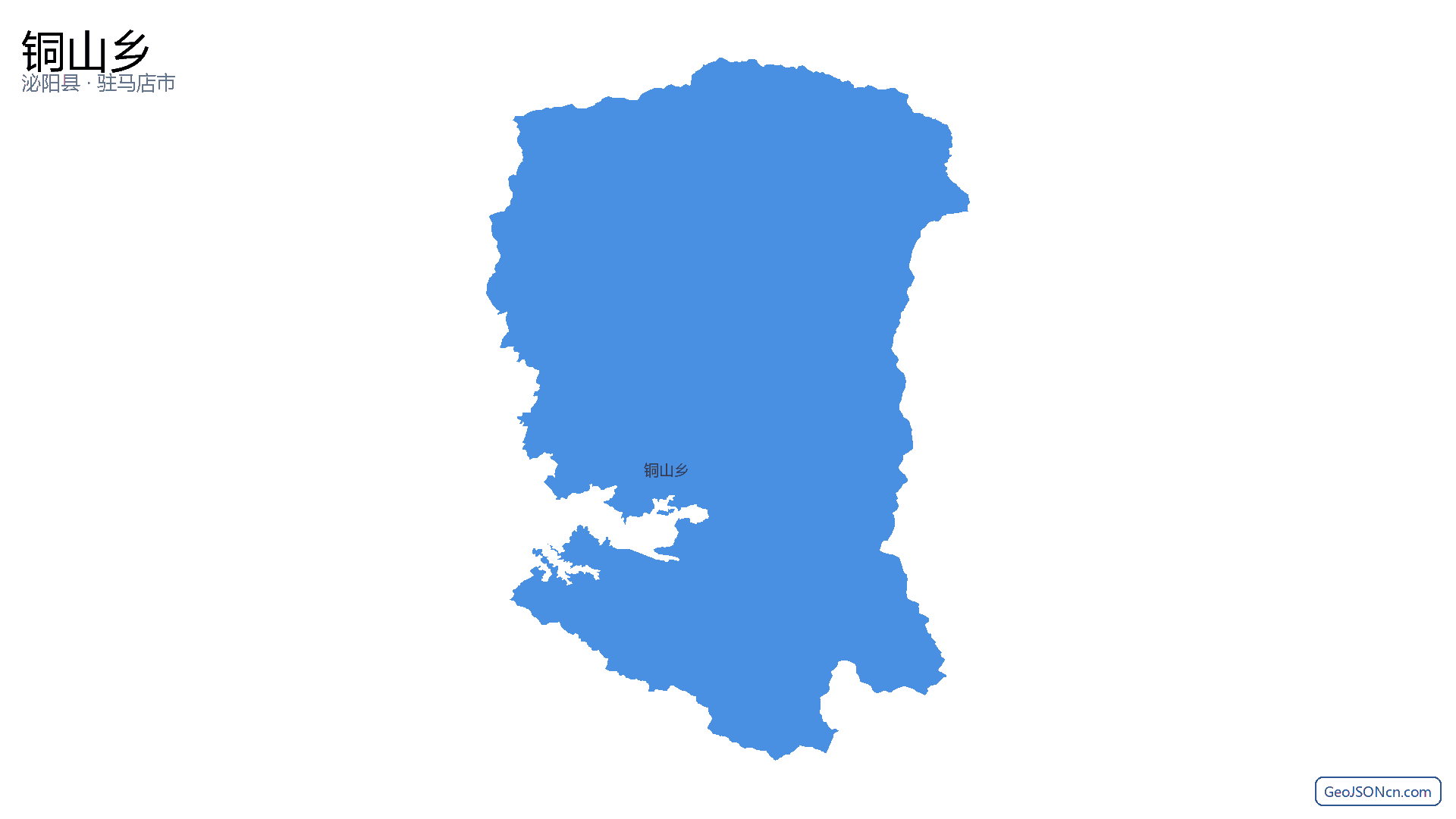 铜山乡行政区划边界地图(泌阳县·驻马店市),提供GeoJSON、SHP矢量边界数据下载及高清地图大图(PNG/JPG) - GeoJSONcn.com