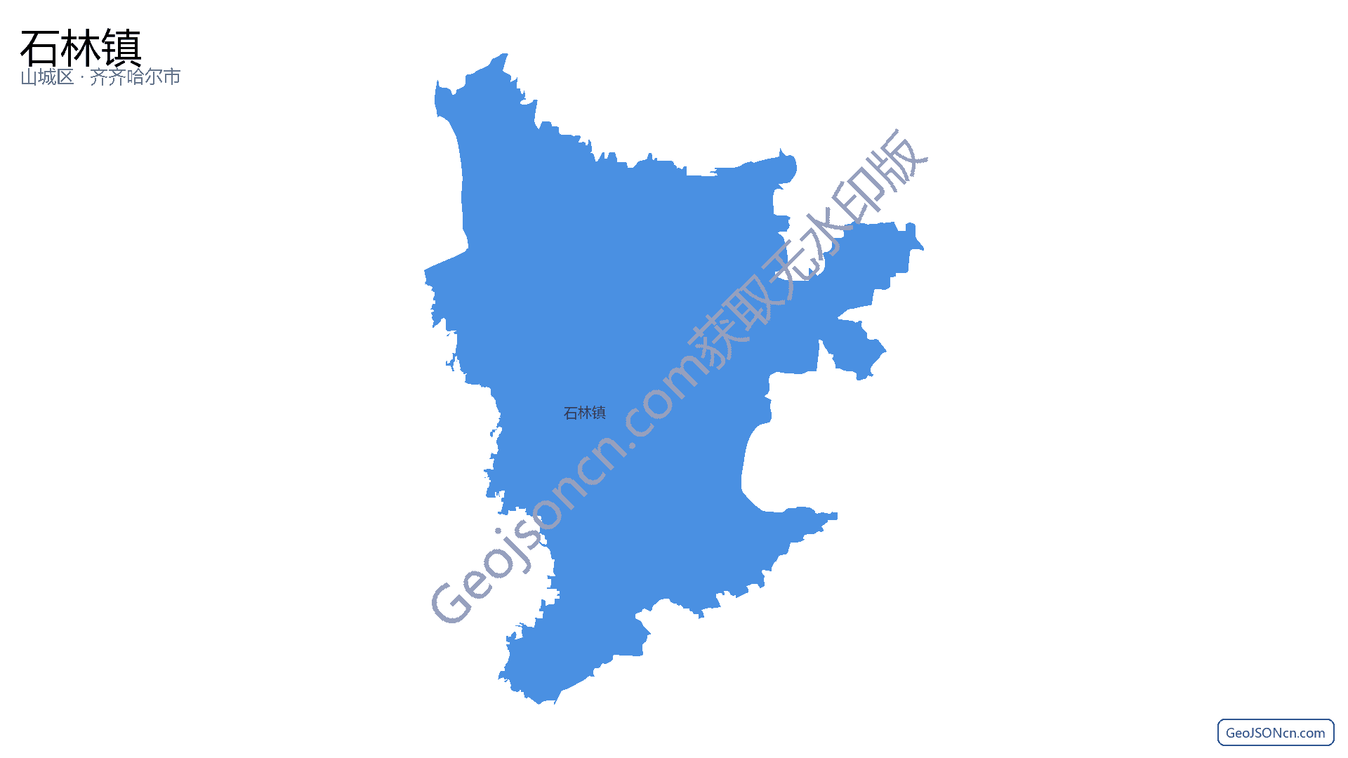 石林镇行政区划边界地图（山城区·鹤壁市）,提供GeoJSON、SHP矢量边界数据下载及高清地图大图(PNG/JPG) - GeoJSONcn.com