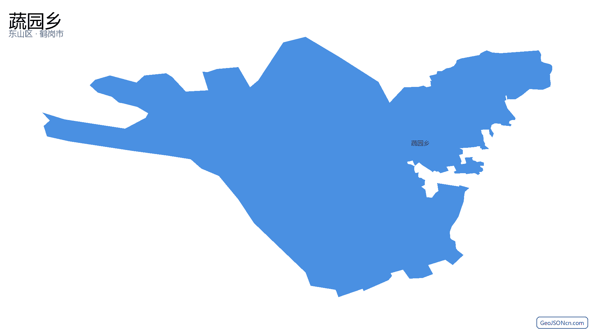 蔬园乡行政区划边界地图(东山区·鹤岗市),提供GeoJSON、SHP矢量边界数据下载及高清地图大图(PNG/JPG) - GeoJSONcn.com