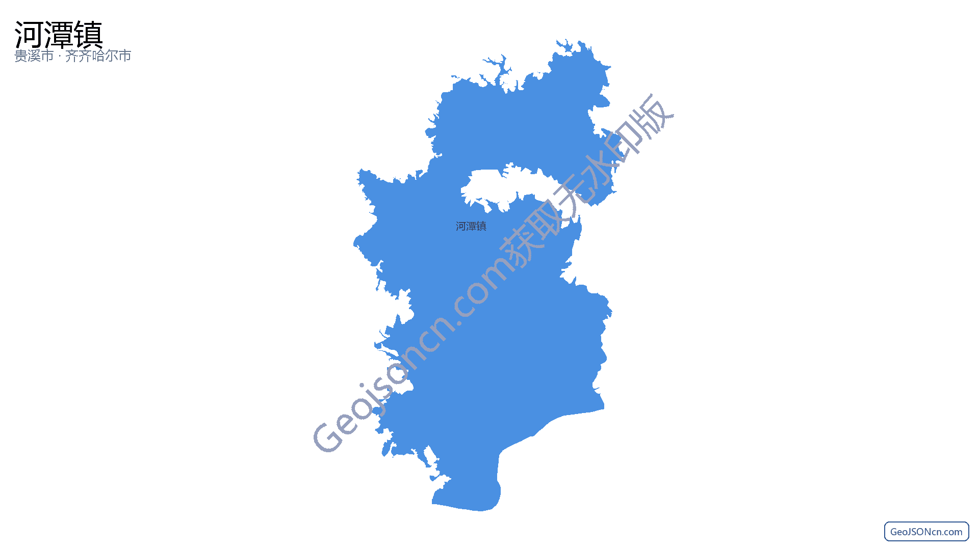 河潭镇行政区划边界地图(贵溪市·鹰潭市),提供GeoJSON、SHP矢量边界数据下载及高清地图大图(PNG/JPG) - GeoJSONcn.com