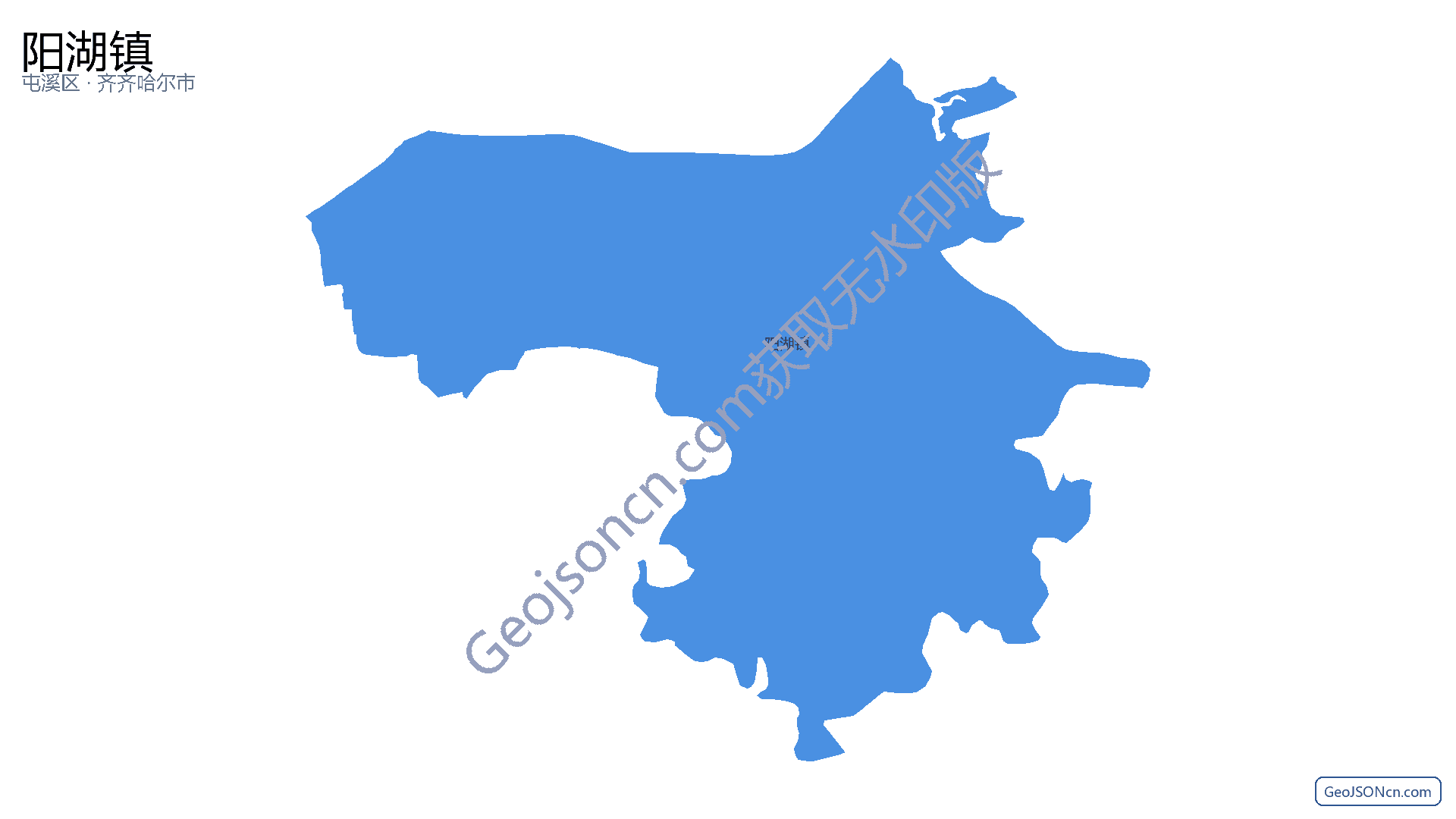 阳湖镇行政区划边界地图（屯溪区·黄山市）,提供GeoJSON、SHP矢量边界数据下载及高清地图大图(PNG/JPG) - GeoJSONcn.com