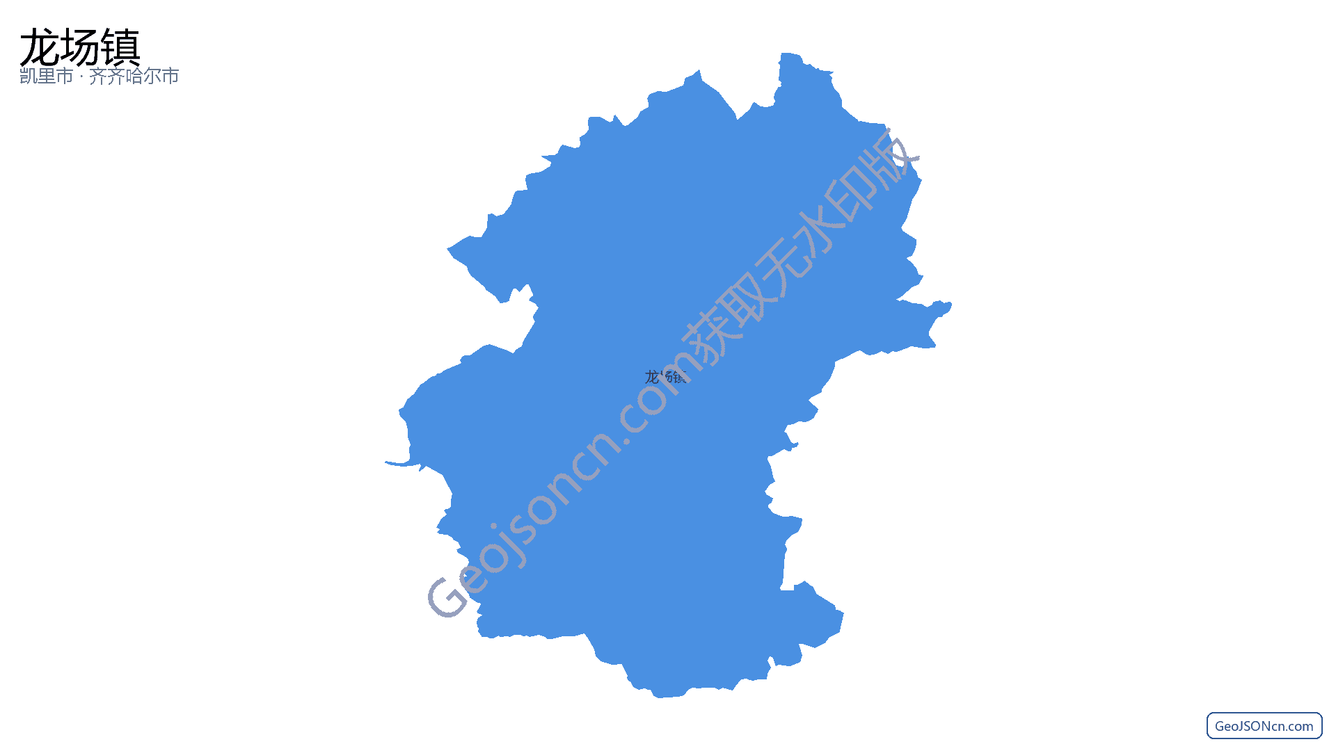 龙场镇行政区划边界地图（凯里市·黔东南苗族侗族自治州）,提供GeoJSON、SHP矢量边界数据下载及高清地图大图(PNG/JPG) - GeoJSONcn.com