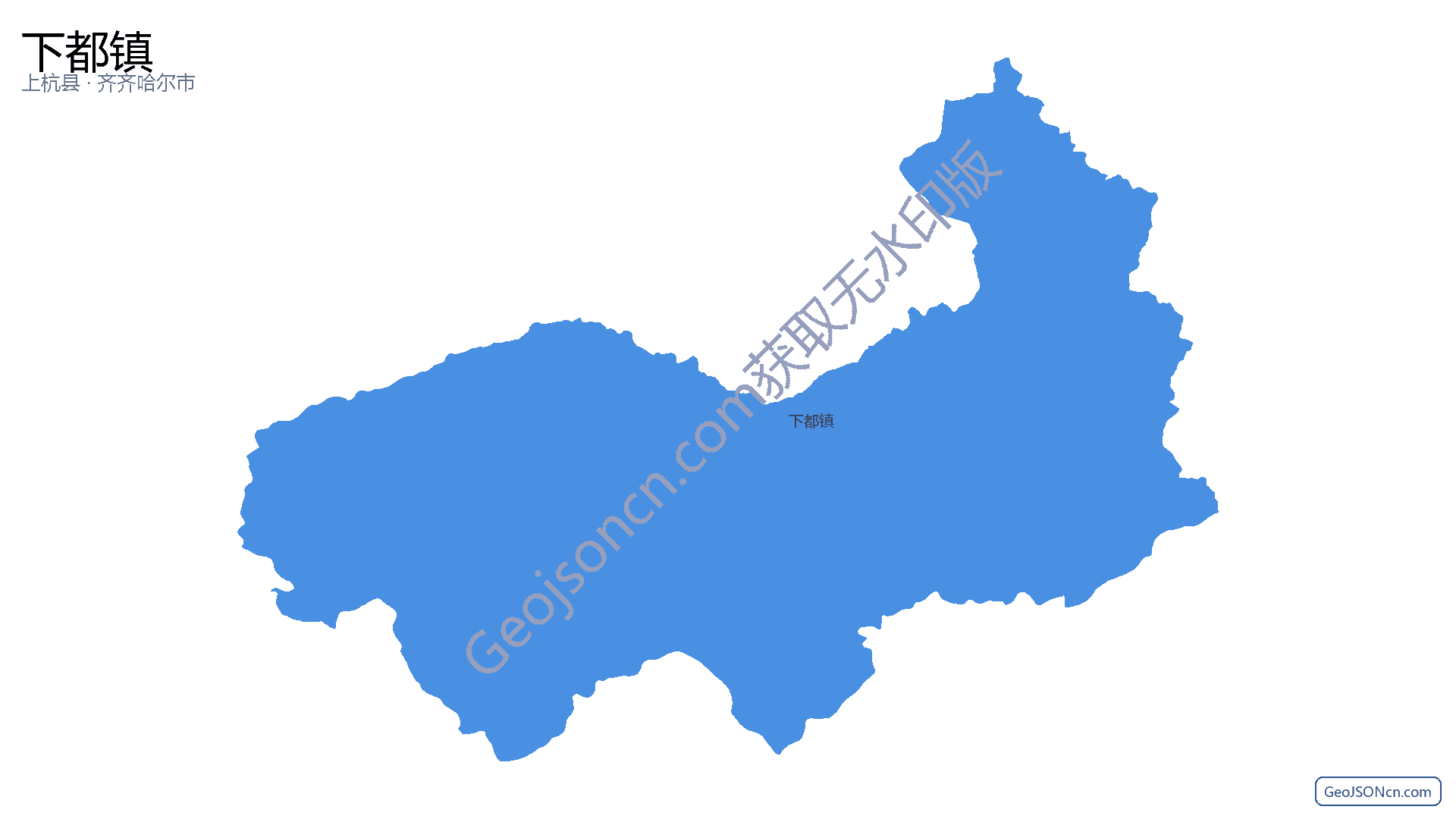 下都镇行政区划边界地图(上杭县·龙岩市),提供GeoJSON、SHP矢量边界数据下载及高清地图大图(PNG/JPG) - GeoJSONcn.com