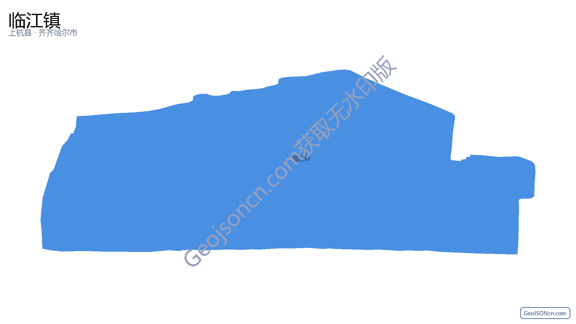 临江镇行政区划边界地图（上杭县·龙岩市）,提供GeoJSON、SHP矢量边界数据下载及高清地图大图(PNG/JPG) - GeoJSONcn.com