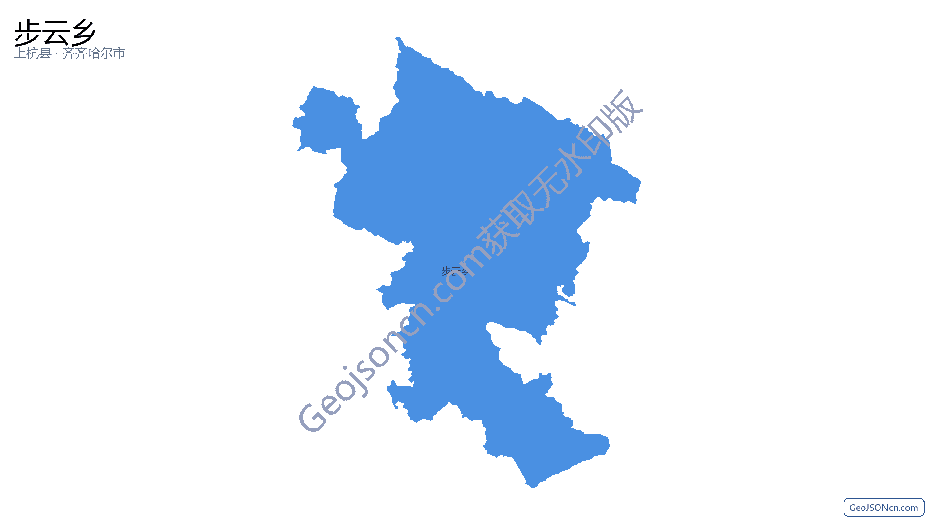 步云乡行政区划边界地图（上杭县·龙岩市）,提供GeoJSON、SHP矢量边界数据下载及高清地图大图(PNG/JPG) - GeoJSONcn.com