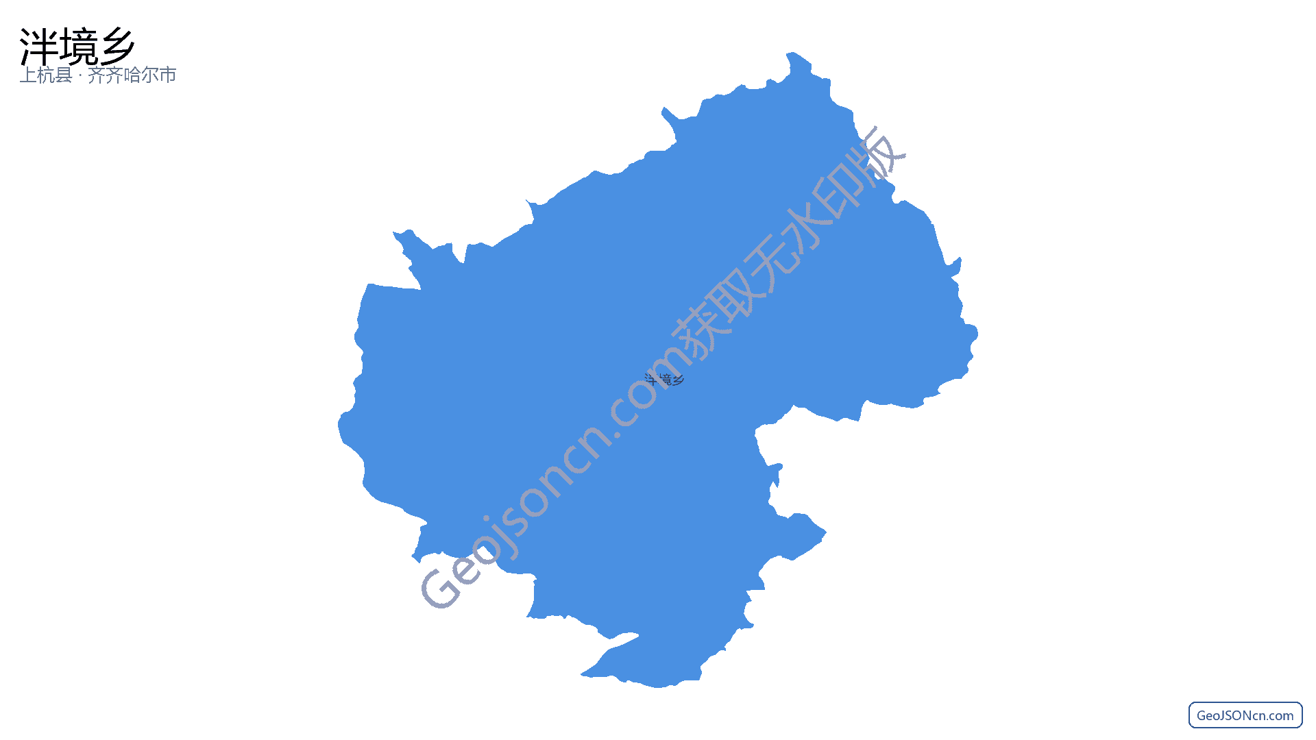 泮境乡行政区划边界地图（上杭县·龙岩市）,提供GeoJSON、SHP矢量边界数据下载及高清地图大图(PNG/JPG) - GeoJSONcn.com