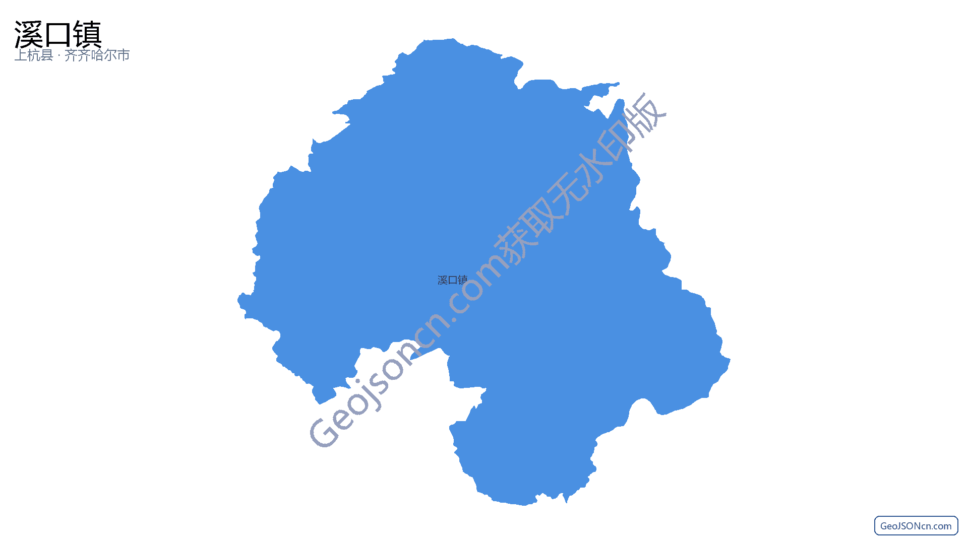 溪口镇行政区划边界地图(上杭县·龙岩市),提供GeoJSON、SHP矢量边界数据下载及高清地图大图(PNG/JPG) - GeoJSONcn.com