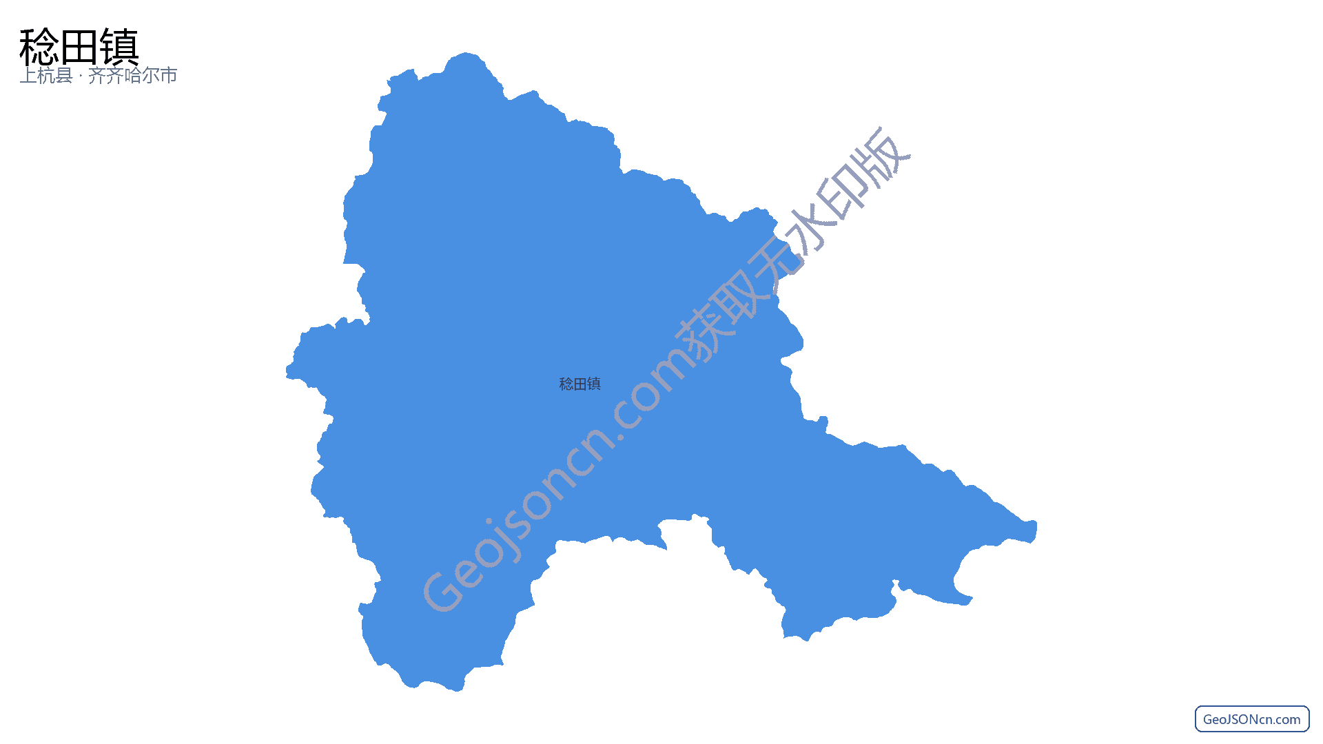 稔田镇行政区划边界地图（上杭县·龙岩市）,提供GeoJSON、SHP矢量边界数据下载及高清地图大图(PNG/JPG) - GeoJSONcn.com