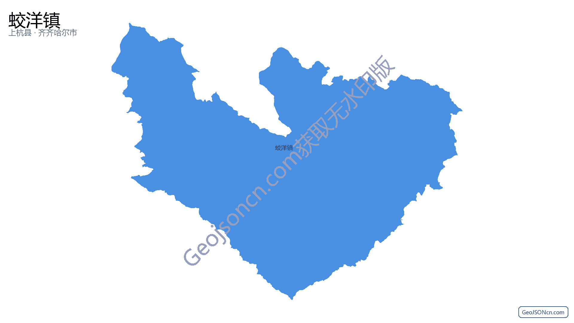 蛟洋镇行政区划边界地图（上杭县·龙岩市）,提供GeoJSON、SHP矢量边界数据下载及高清地图大图(PNG/JPG) - GeoJSONcn.com