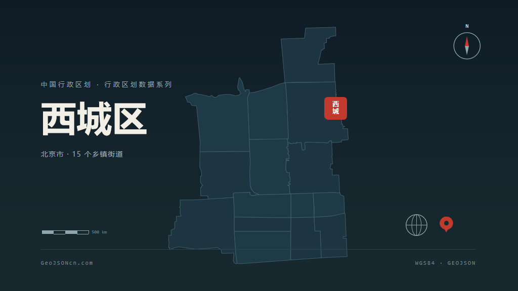西城区地图ppt预览