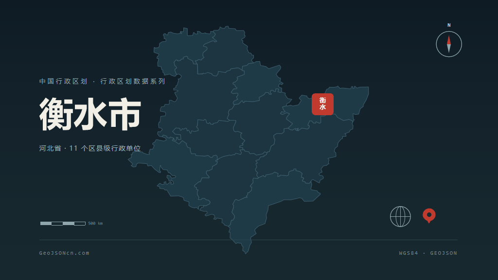 衡水市地图ppt预览